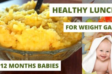 Healthy weight gaining babies lunch recipe | 7-11  Months babies food| babies food |weight gain