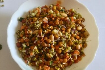 High Protein Sprout Salad | Dal Moth Chaat | Healthy Salad Recipe | Namaste Flavours