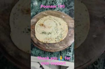 Desi pratha /roti banane ka asan recipe tasty healthy #shortvideoviral  #viral #desert #shortvideo