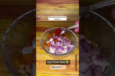 High protien salad recipe #health #gym #zyzz