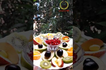 Healthy and Colourful Green Apple Salad Recipe || #shorts #greenapple #cuttingskills #diy #sajnamor