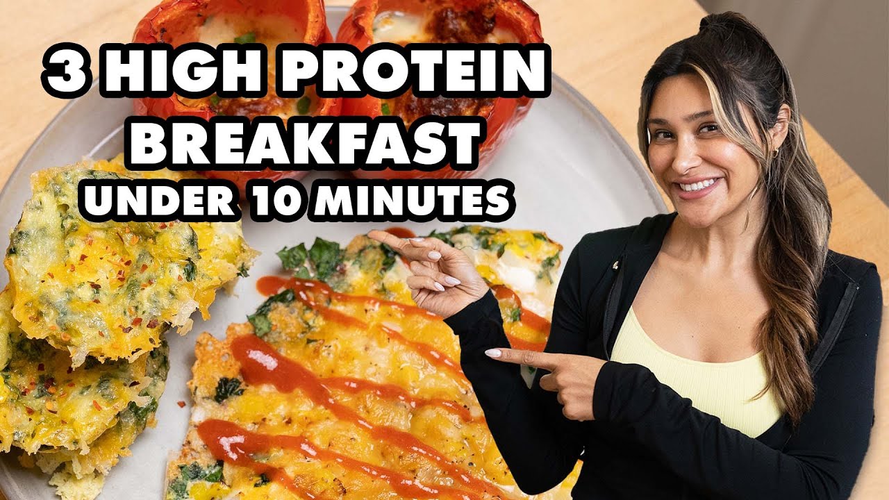3 Easy Breakfast for Healthy Weightloss! | Low Carb | Hight Protein 3 Easy Breakfast for Healthy Weightloss! | Low Carb | Hight Protein