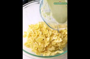 BLT Pasta salad || healthy pasta salad recipe #shorts #pastasalad #bacon #salad #healthyfood #food