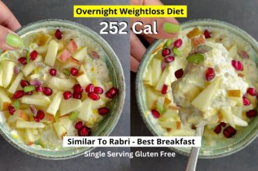 Weight loss Breakfast Recipes In Hindi | Overnight Breakfast | Weight loss Special Oats & Makhana