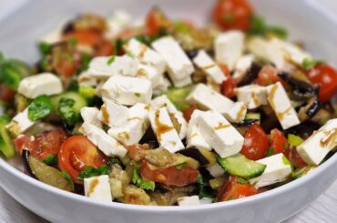 Healthy Eggplant Salad in Just 10 Minutes! Mom's Delicious Recipe