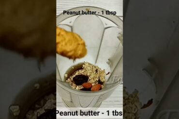 Oats smoothie | weight loss recipe | #shorts #short #weightloss #breakfast #oats #food #cooking