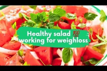 healthy salad recipes for weight loss vegetarian | weight loss veggie salad green salad #viralvideo