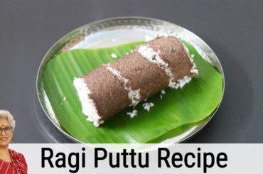 Ragi Puttu Recipe - How To Make Ragi Puttu - Healthy Millet Recipes For Weight Loss | Skinny Recipes