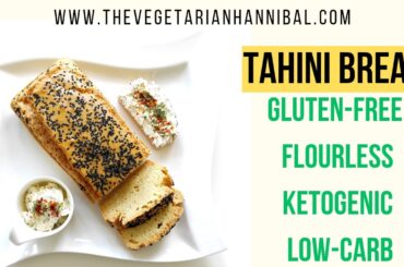 Turkish Tahini Bread Recipe - Ketogenic and gluten-free bread recipes - Flourless no flour bread