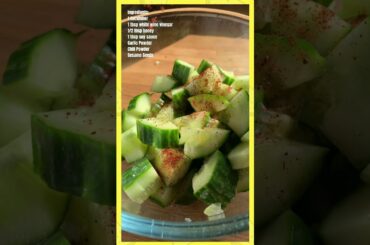 Cucumber Salad [Healthy Recipes] Day2 #Shorts