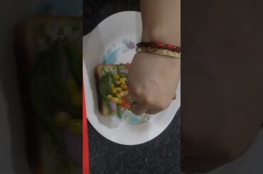 Sandwich recipe| Healthy breakfast| quick and easy| #shorts
