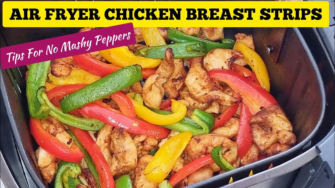 SIMPLE AIR FRYER CHICKEN BREAST WITH PEPPERS RECIPE . AIR FRIED DINNER RECIPES SIMPLE AIR FRYER CHICKEN BREAST WITH PEPPERS RECIPE . AIR FRIED DINNER RECIPES