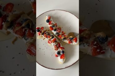 Banana snack!#banana #satisfying #snack #breakfast #lunch #recipe #health #dinner #foodie #trending