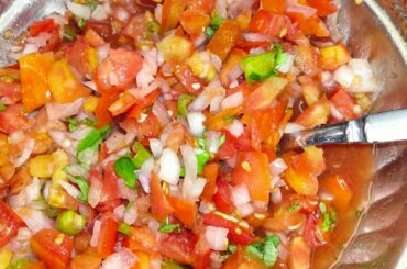 healthy recipe weight loss ki useful tomato salad for chapati and rotti