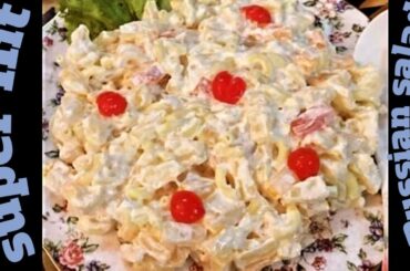 Creamy Russian salad || healthy salad recipe