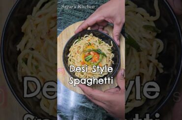 Desi Style Spaghetti Pasta Recipe For Kids Really Healthy #YouTubeShorts #Shorts #Viral #PastaRecipe