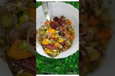 sprout salad recipe|weight loss protein gym diet|#shorts#health