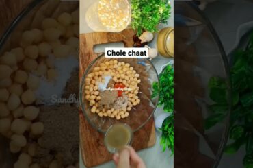Healthy chole chaat recipe #shots