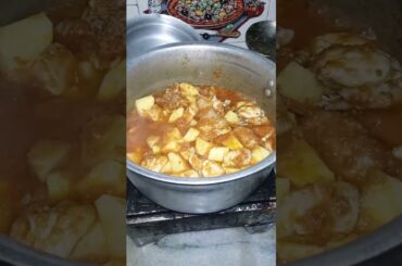 Aloo Gosht | Alu gosht recipe #short #shorts #shortsvideo #shortvideo #youtubeshorts #viral