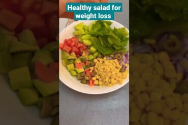 healthy salad for weight loss #LifewithTalsha #dietsaladforweightloss #ytshorts
