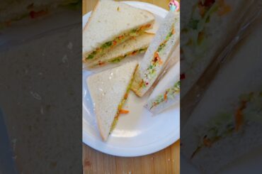 Bakery Style Sandwich | Vegetable Sandwich #sandwich #shortvideo #shorts #youtubeshorts