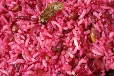 Beetroot Lemon Rice#tasty healthy lunch box recipe!