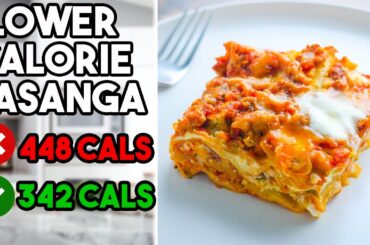 How to Make a Lower Calorie Lasagna for Weight Loss