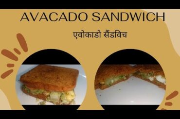 Avacado Egg Sandwich | Butter Fruit Sandwich | Avacado Sandwich | Bread Sandwich | Snacks Options