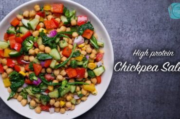 Healthy Chickpea Salad | Salad Recipes | Protein Salad | Easy and Simple salad Recipe