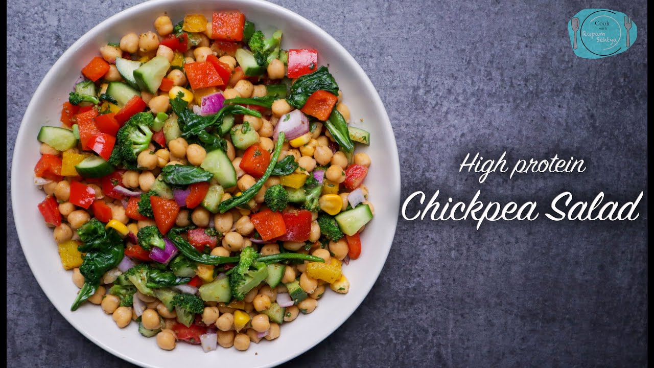 Healthy Chickpea Salad | Salad Recipes | Protein Salad | Easy and Simple salad Recipe Healthy Chickpea Salad | Salad Recipes | Protein Salad | Easy and Simple salad Recipe