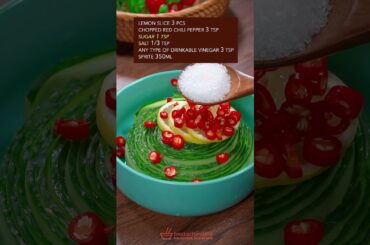 EASY VEGAN SPRITE CUCUMBER SALAD RECIPE #recipe #cooking #cucumber #salad #vegan #chinesefood