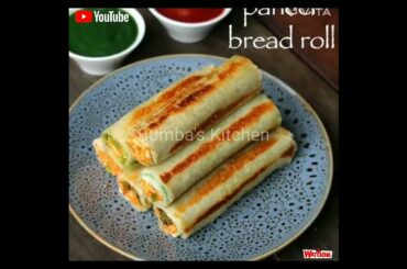 Home Made Delicious Paneer Bread Roll Or Healthy & Tasty Paneer Stuffed Bread Roll Recipe