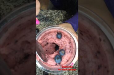 Low Calorie Sorbet! #sorbet #ninjacreamirecipes  #delicious #spring #blueberry #lemonade #healthy