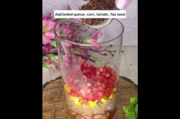 Mexican Quinoa Salad | Healthy Recipes | Jar Salad | Salad Recipe #youtubeshorts #ashortaday