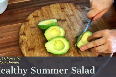 Lose Weight with this Avocado Salad Recipe | Perfect for a Healthy Diet