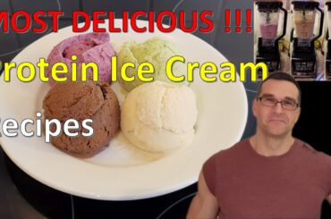 How to Make the MOST DELICIOUS & Healthy Low-Calorie PROTEIN ICE CREAMS // True Natural
