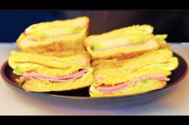 How to make Egg Sandwich. Fast Breakfast. Toast. Easy Delicious Healthy.