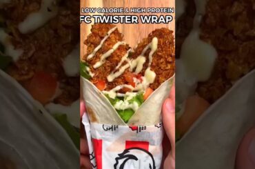 Healthy KFC wrap to stay in a calorie deficit #highprotein #kfc #weightlosstips