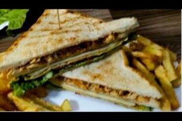 Chicken Tikka Club Sandwich Recipe || Chicken Sandwich Easy Recipe ||  Sacred Kitchen
