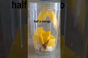 Banana mango and chia seeds smoothie for weight loss/ Healthy smoothie breakfast #shorts #fatburner