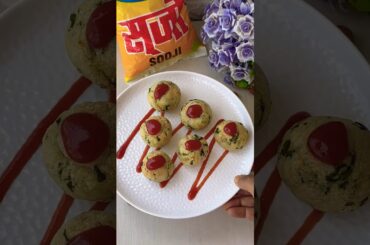 Less oil instnat healthy snack recipe #ytshorts #shorts #snacks #recipes #ravaappe #foodiedarshu