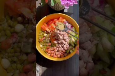 Healthy Desi Mung dal  (high protein) salad #salad #recipes #shorts #viral #ytshorts