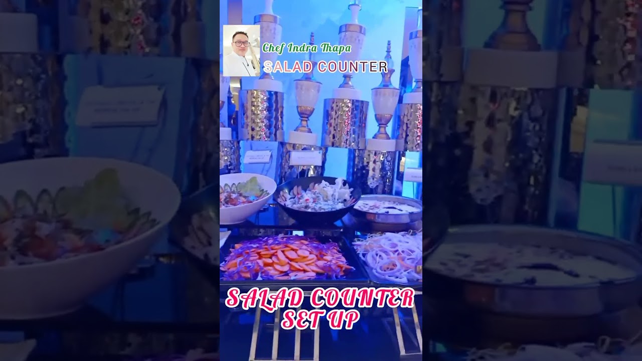 Salad ! Counter ! VIP salad Counter ! Viral Chef Video ! Unique Set up ! Chef Indra Thapa Salad ! Counter ! VIP salad Counter ! Viral Chef Video ! Unique Set up ! Chef Indra Thapa