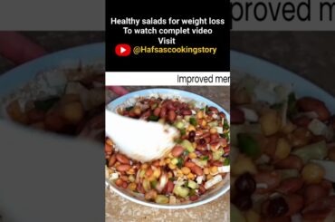 healthy salads for weight loss #shorts video