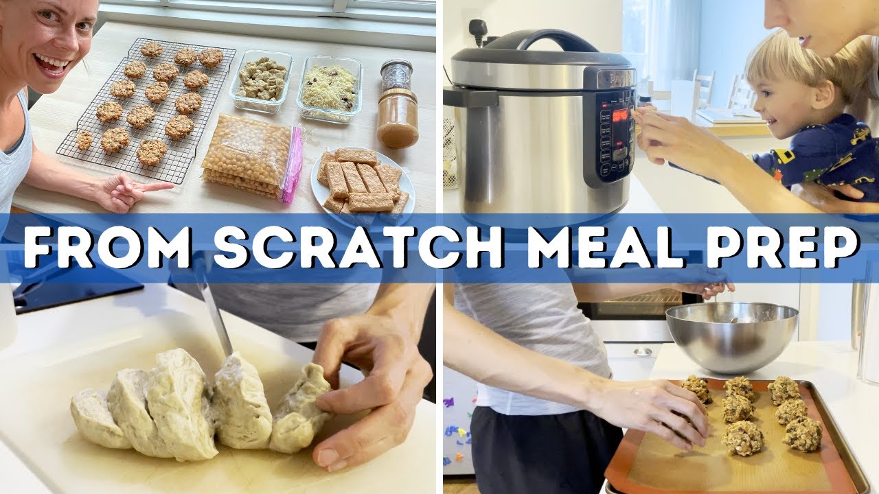 MEAL PREP WITH ME! Homemade Seitan, Breakfasts and Spreads! MEAL PREP WITH ME! Homemade Seitan, Breakfasts and Spreads!