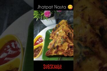 Bread aur besan ka chatpta nasta | tea time snacks #shorts #streetfood