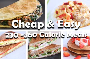 10 Healthy Low Calorie Breakfast Recipes  -YOU NEED TO TRY