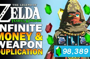 Infinite Money & Weapon Duplication In Zelda Tears Of The Kingdom! TOTK Rupee Glitch