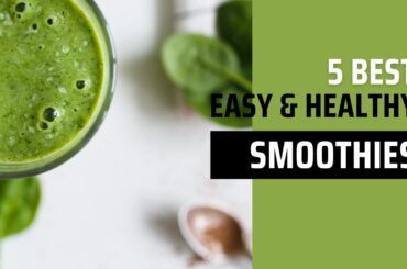 5 Best Healthy Smoothie Recipes for Weight Loss #shorts