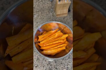 Air Fryer Sweet Potato Fries Recipe | Easy & Healthy Snack or Side Dish | #short